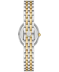 Tory Burch Women's The Oval Two-Tone Stainless Steel Bracelet Watch 28mm