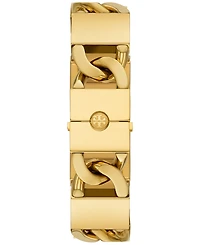 Tory Burch Women's The T Watch Gold-Tone Stainless Steel Link Bracelet Watch 40mm