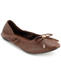 Karl Lagerfeld Paris Women's Velma Almond Toe Ballet Flats