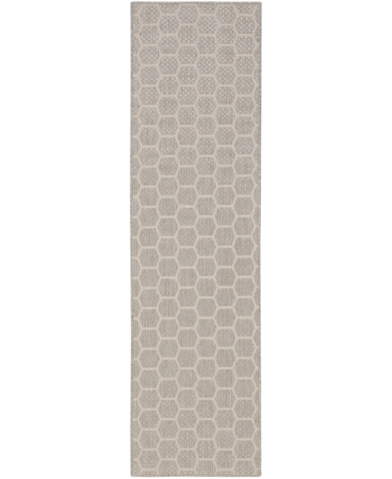 Nourison Home Twist Reversible TWS01 2'2"x8' Runner Area Rug