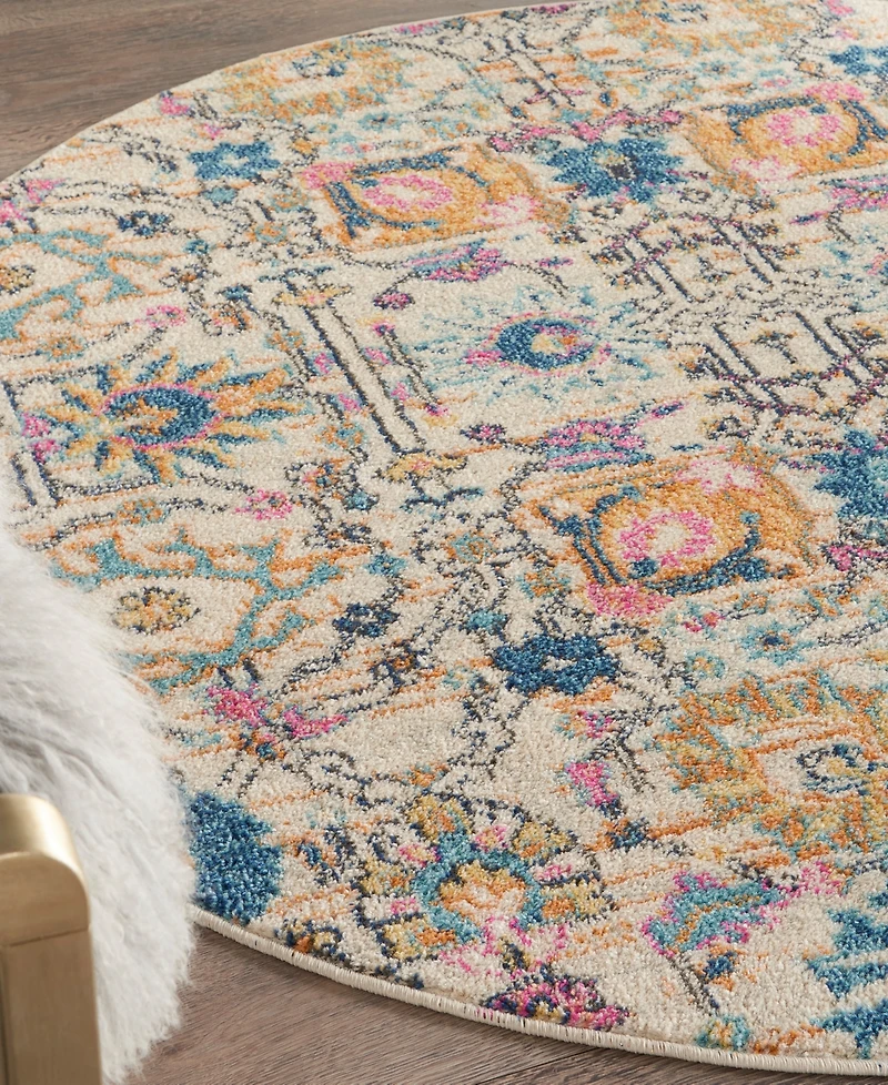 Nourison Home Passion PSN01 5'x5' Round Area Rug