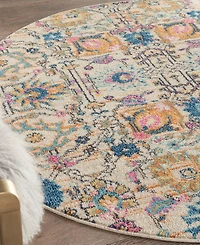Nourison Home Passion PSN01 5'x5' Round Area Rug