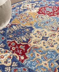 Nourison Home Grafix GRF31 5'3"x5'3" Round Area Rug