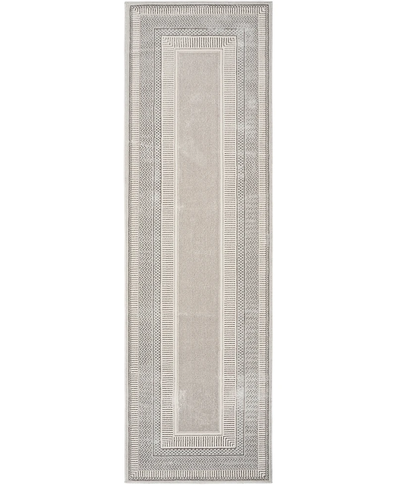 Nourison Home Glitz GLZ07 2'3"x7'6" Runner Area Rug