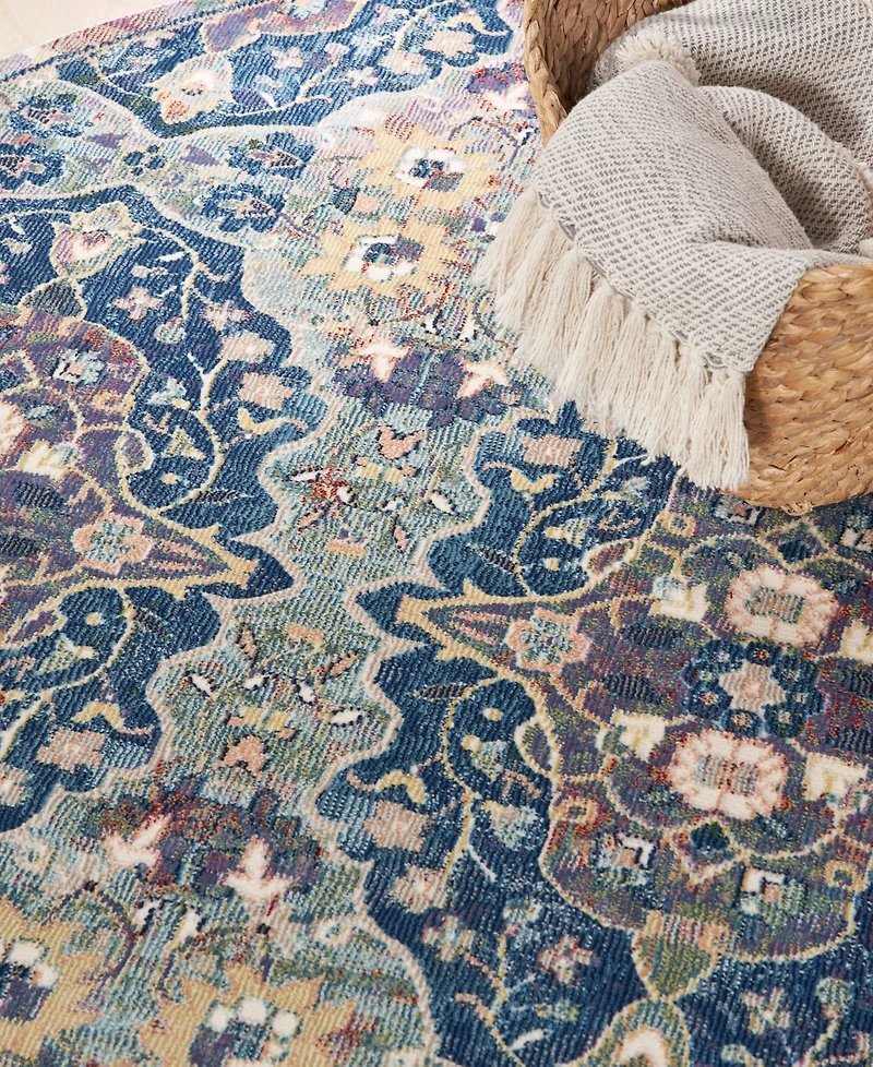 Nourison Home Ankara Global ANR16 6'x6' Round Area Rug