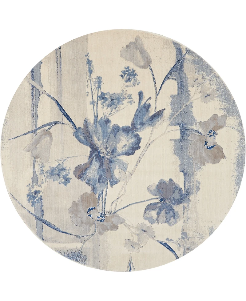 Nourison Home Somerset ST18 7'9"x7'9" Round Area Rug