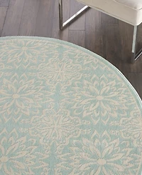 Nourison Home Jubilant JUB06 5'3"x5'3" Round Area Rug