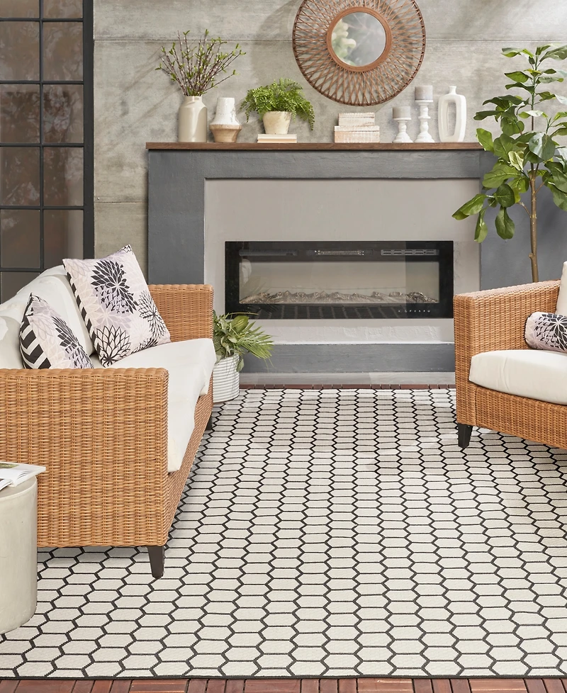 Nourison Home Twist Reversible TWS01 8'x10' Area Rug