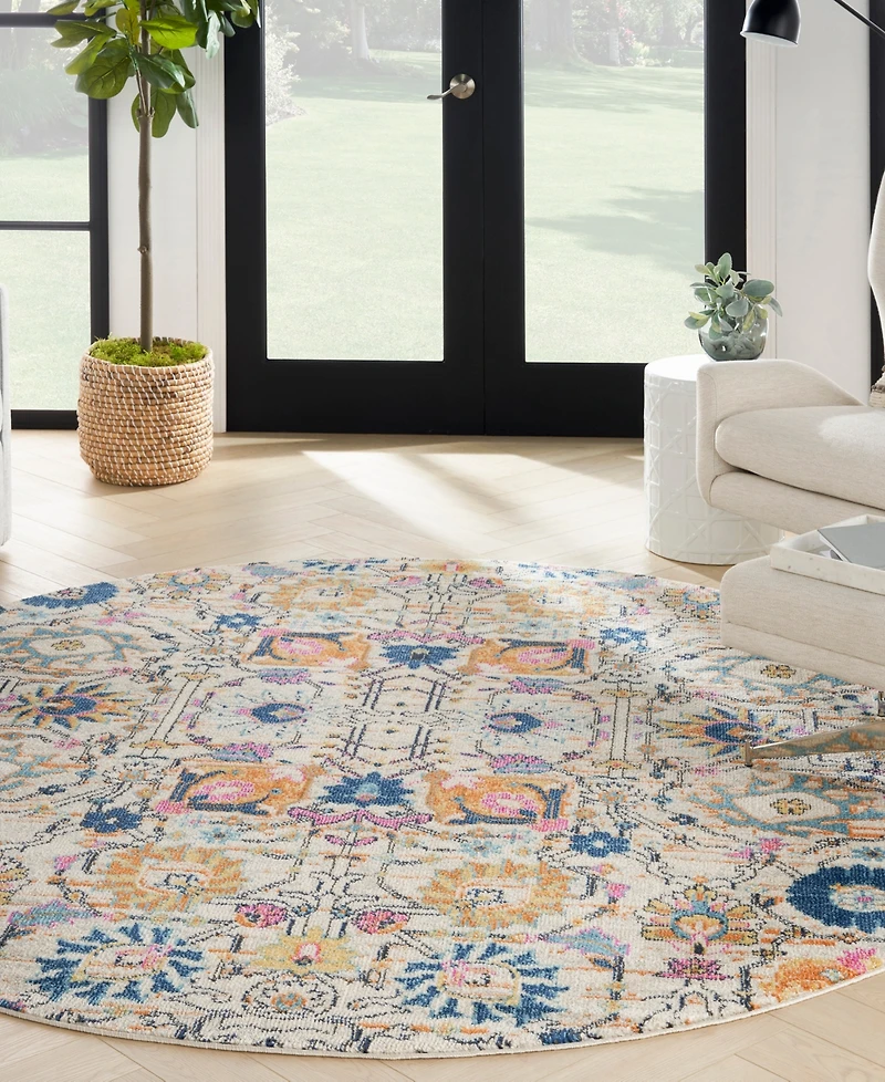 Nourison Home Passion PSN01 8'x8' Round Area Rug