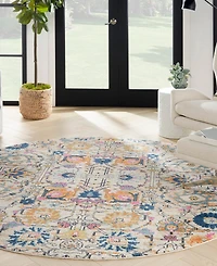 Nourison Home Passion PSN01 8'x8' Round Area Rug