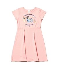 Bluey Toddler Girls Mom Dad Bingo 2 Pack Skater Dresses Toddler|Child