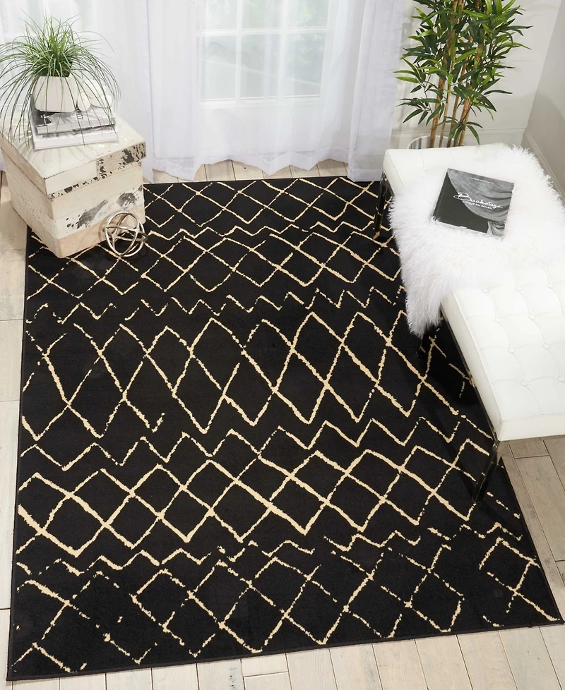 Nourison Home Grafix GRF04 5'3"x7'3" Area Rug