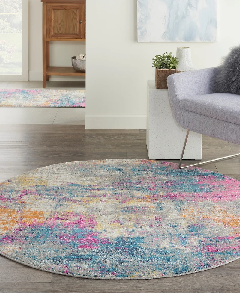 Nourison Home Passion PSN36 5'x5' Round Area Rug
