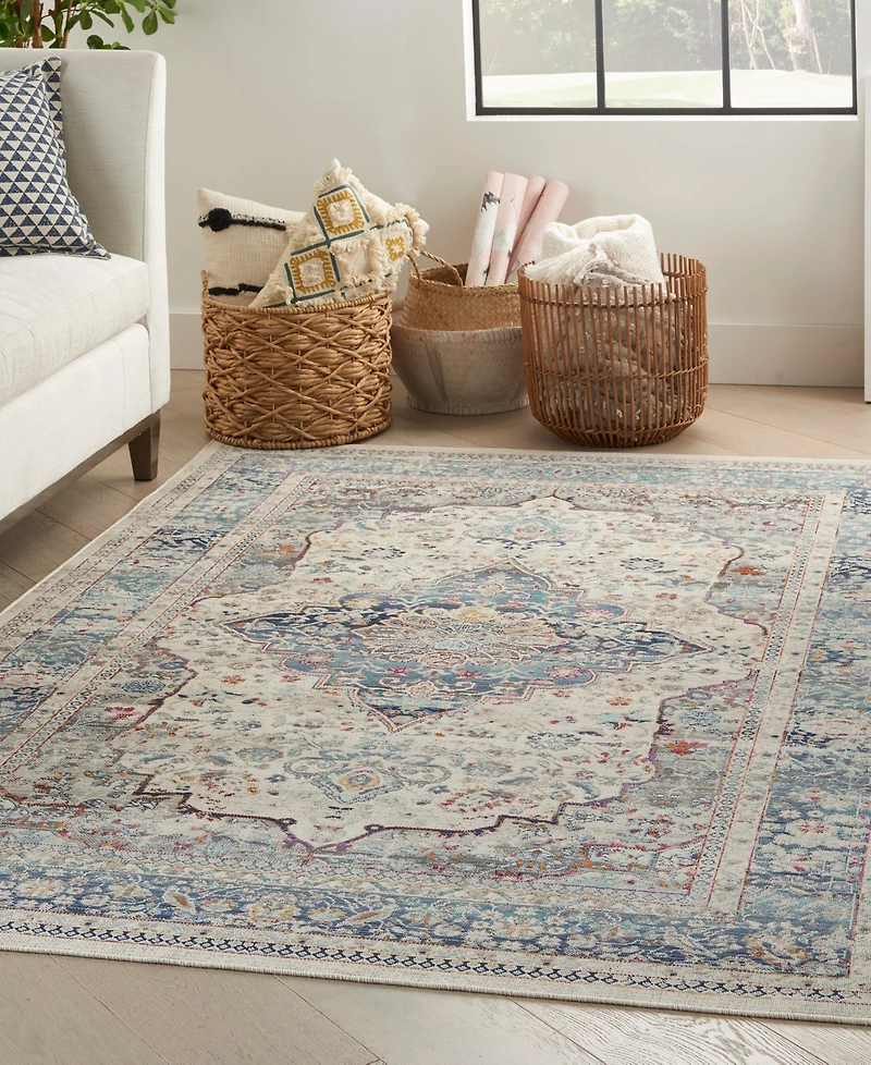 Nourison Home Vintage Kashan VKA07 4'x6' Area Rug