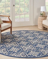 Nourison Home Aloha ALH34 7'10"x7'10" Round Area Rug