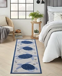 Nourison Home Aloha ALH27 2'3"x8' Runner Area Rug