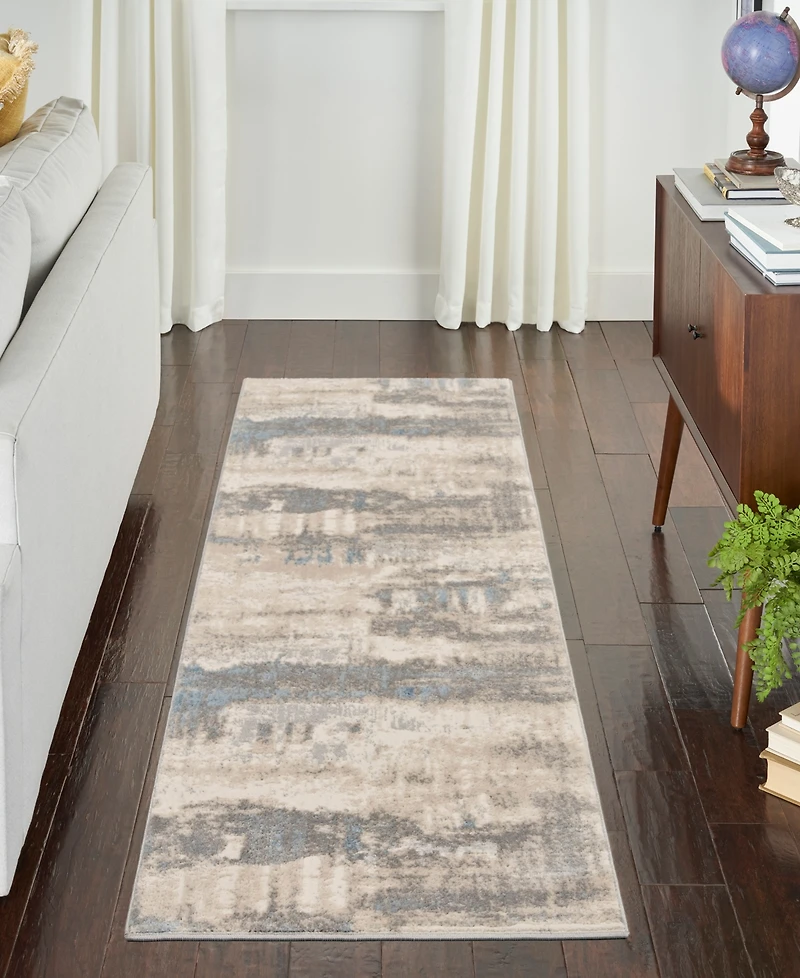 Nourison Home Solace SLA08 2'3"x7'3" Runner Area Rug