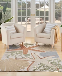 Nourison Home Aloha ALH24 3'6"x5'6" Area Rug
