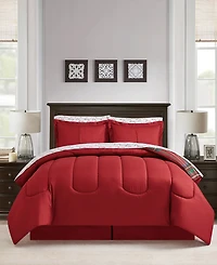Sunham Holiday Script 8-Pc. Comforter Set, Exclusively at Macy's