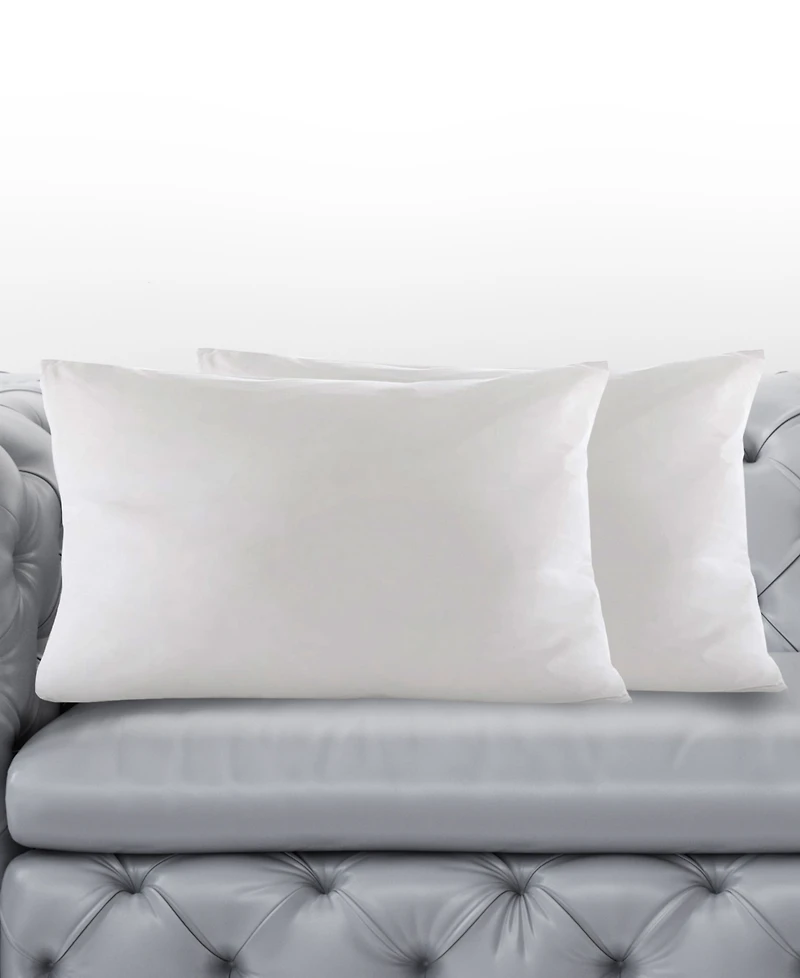 Cheer Collection 95% Feather/5% Down 2-Pack Pillow Inserts, 12" x 20"