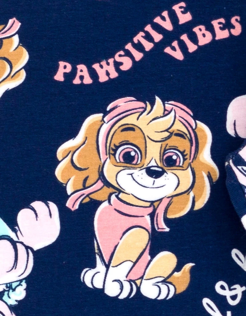 Paw Patrol Toddler Girls Crossover Fleece Sweatshirt and Leggings Outfit Set