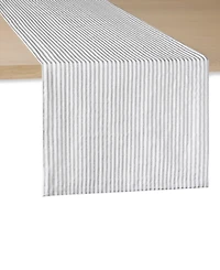 Kate Spade New York Hand Painted Shirting Stripe Table Runner, 15"x 72"