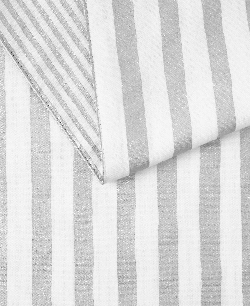 Kate Spade New York Hand Painted Shirting Stripe Table Runner, 15"x 72"