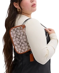 Coach Swinger Signature Jacquard Shoulder Bag