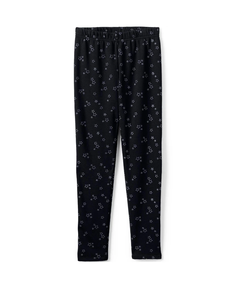 Lands' End Girls Fleece Lined Legging