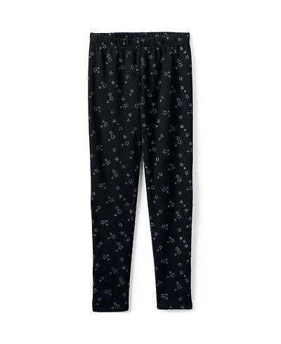 Lands' End Girls Fleece Lined Legging