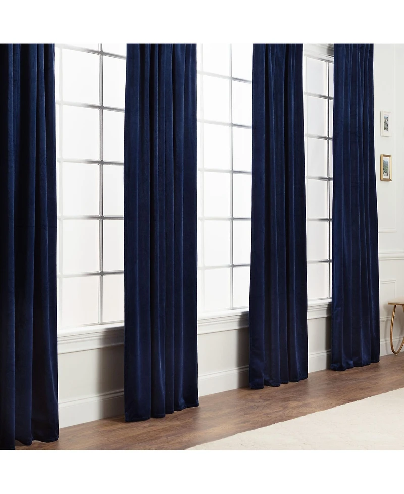 Chanasya Premium 2-Panel Blackout Velvet Curtains