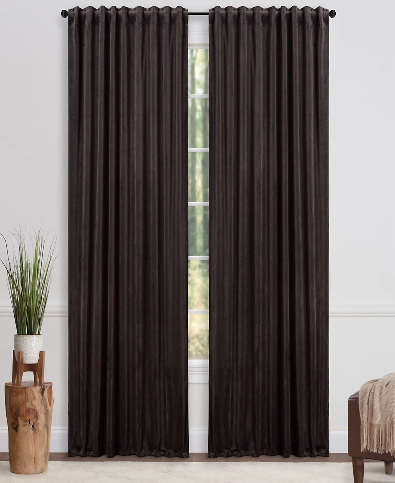Chanasya Premium 2-Panel Blackout Velvet Curtains
