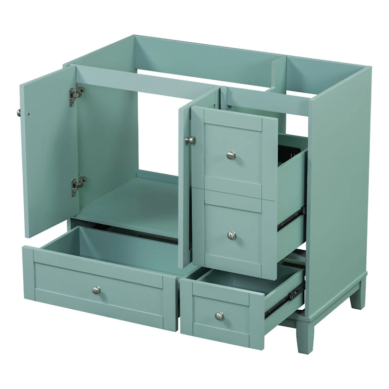Streamdale (Cabinet Only) 36" Bathroom Vanity-Green (Sink not included)