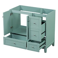 Streamdale (Cabinet Only) 36" Bathroom Vanity-Green (Sink not included)