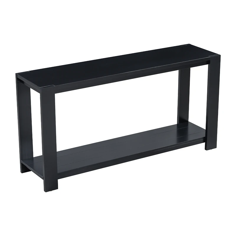 Streamdale Furniture Distinctive Features of a Minimalist Console Table with Bottom Shelf and Four Legs, Suitable for Entryway, Hallway, Living Room,
