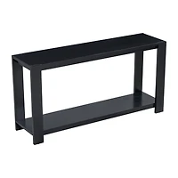 Streamdale Furniture Distinctive Features of a Minimalist Console Table with Bottom Shelf and Four Legs, Suitable for Entryway, Hallway, Living Room,