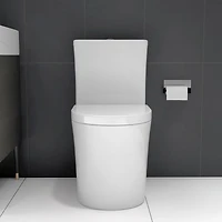 Streamdale Compact One Piece Dual Flush Toilet, Short Depth