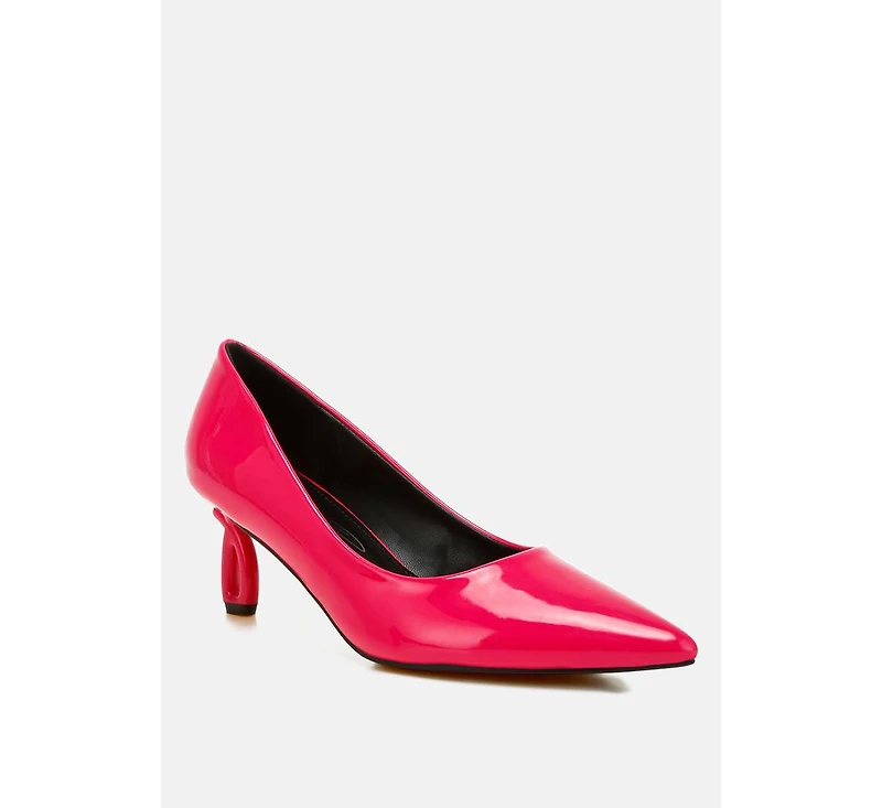 London Rag Calla Pointed Toe Fantasy Heel Pumps