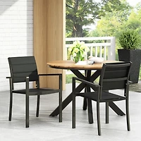 Streamdale Modern Aluminum Mesh Dining Chairs (Indoors/Outdoors)