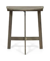 Westmont Half-Round Bistro Table, Grey