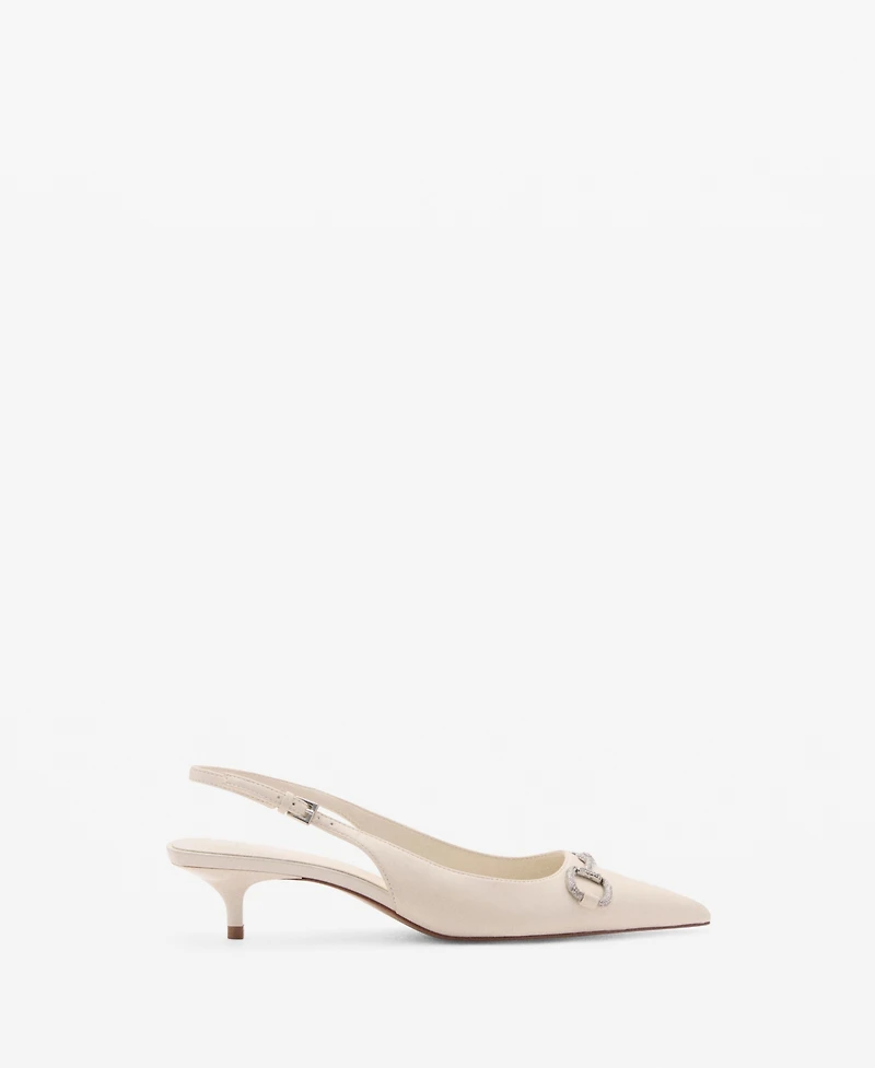 Mango Women's Crystal Sling Back Shoes