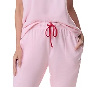 Tommy Hilfiger Women's Printed Short-Sleeve Tee & Jogger Set