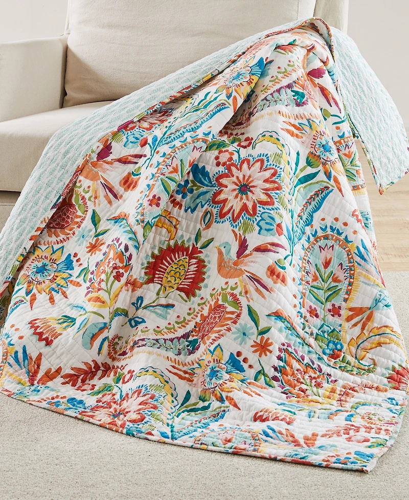Levtex Maravilla Reversible Quilted Throw, 50" x 60"