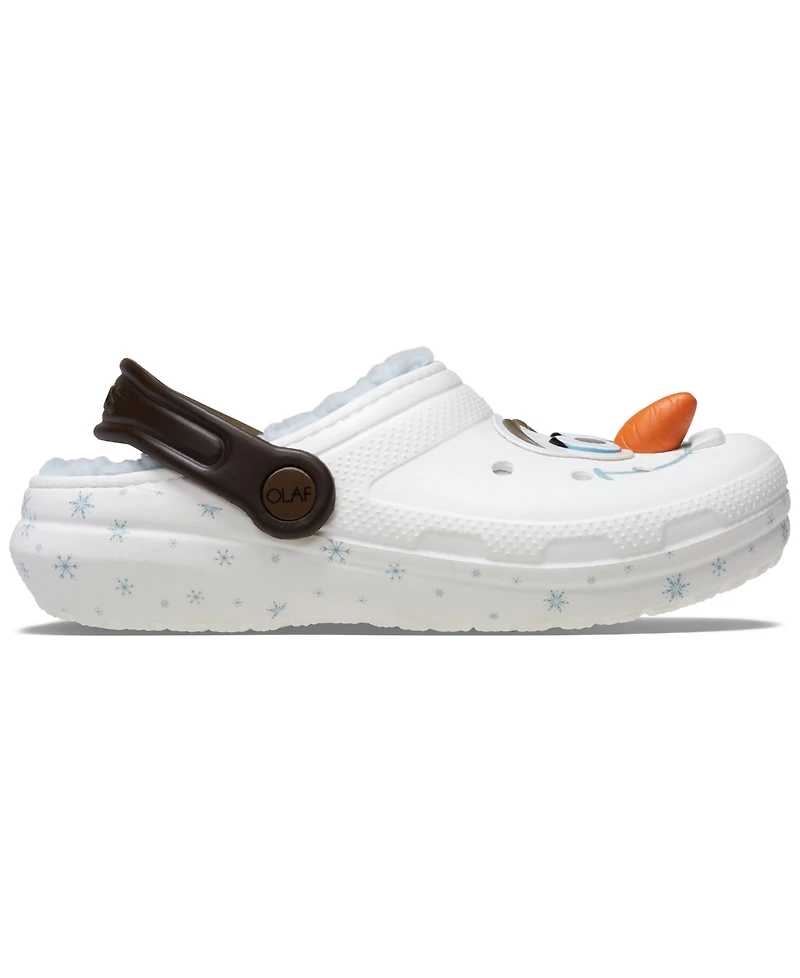 Crocs x Frozen Toddler Kids Olaf Lined Classic Clogs from Finish Line