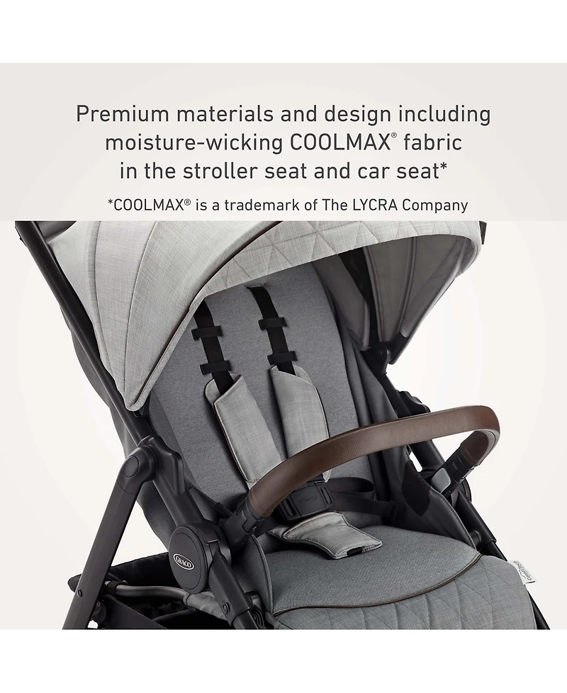 Graco Premier Merge Travel System with SnugRide SnugFit Lx Infant Car Seat