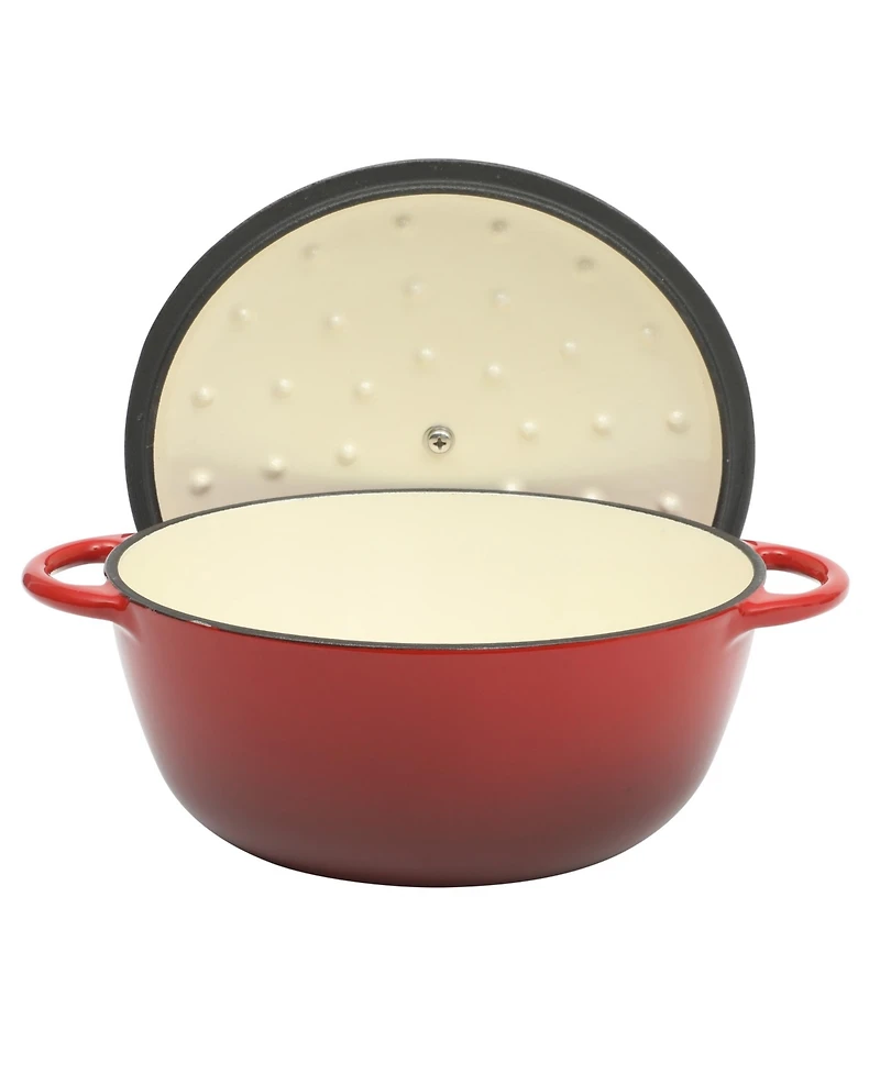 Gibson Home Addlestone Quart Enamel Cast Iron Dutch Oven