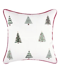 Levtex Patchwork Pine Applique Decorative Pillow, 18" x 18"