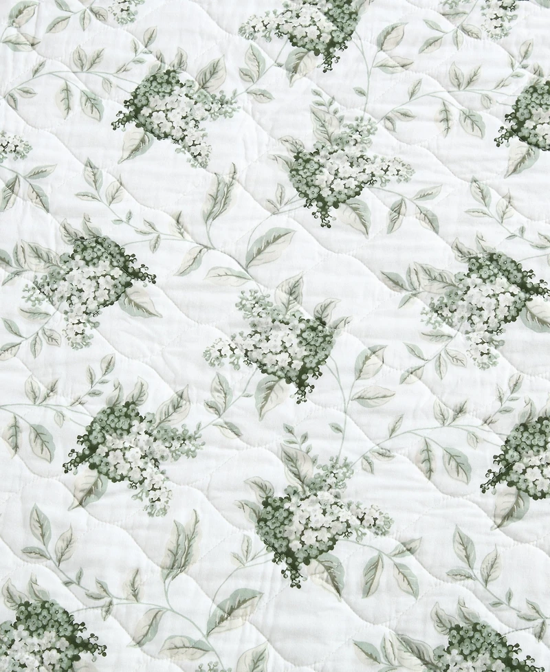 Laura Ashley Portland Floral Reversible 3-Pc. Quilt Set, Full/Queen