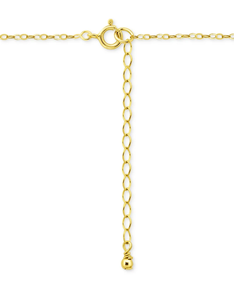Giani Bernini Cubic Zirconia Octagon & Square Pendant Necklace 18k Gold-Plated Sterling Silver, 16" + 2" extender, Created for Macy's