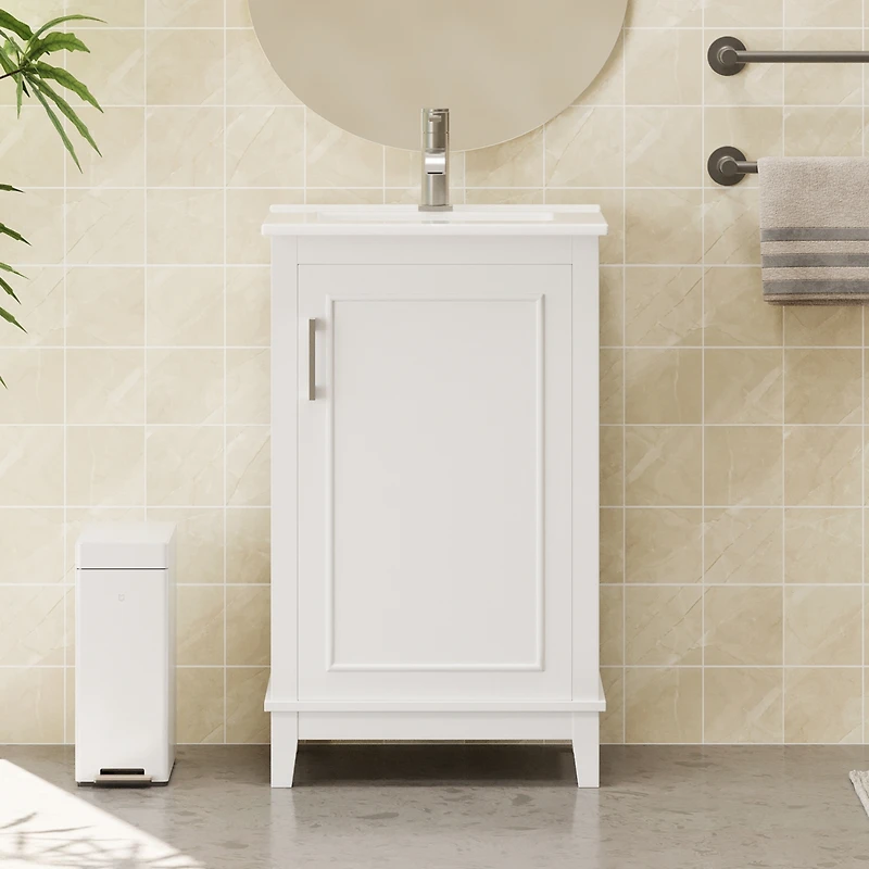Streamdale 20" Modern Vanity with Ceramic Basin